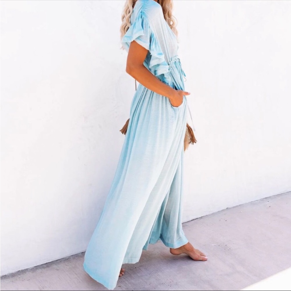 NEW! Boho Long Gauze Maxi Dress - Picture 3 of 8